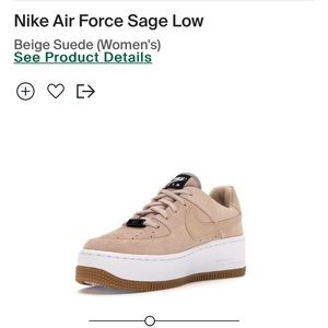 Nike Air Force Ones Sage Low